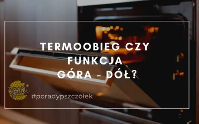 Suszenie bezy: termoobieg czy funkcja góra-dół? Wnętrze piekarnika z zapaloną lampką. #poradypieczone