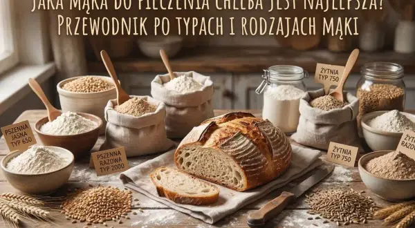 Przewodnik po mąkach do chleba: pszenna, żytnia, razowa. Dowiedz się, jaka mąka jest najzdrowsza do pieczenia.